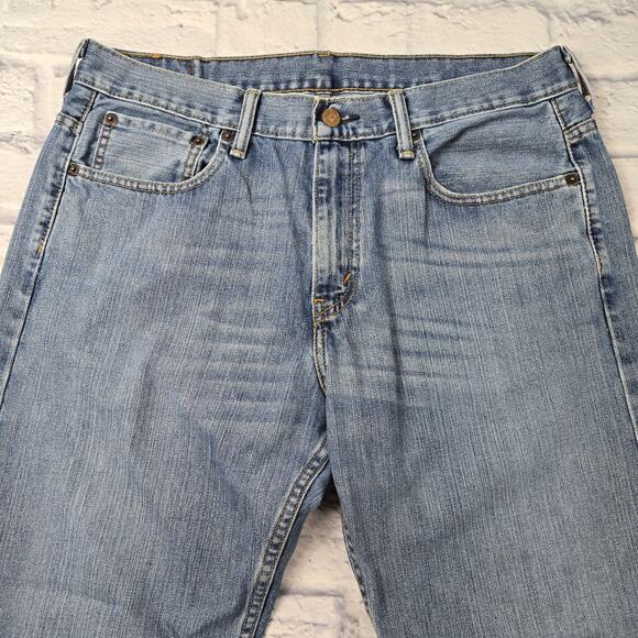 Levi's Men's Jeans 569 Loose Straight Well Worn 100% Cotton made in Mexico sz 32 - Picture 10 of 16